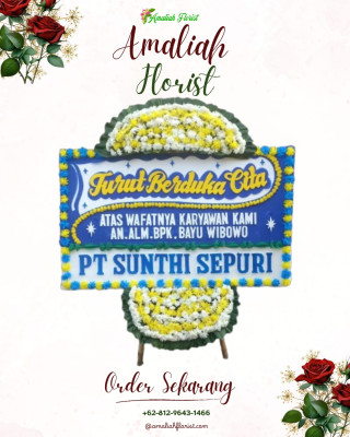Papan Bunga Duka di Kertak Hanyar